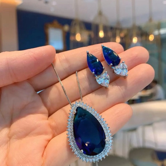 ✨✨Tanzanite Drop Pendant & Earring Set✨✨✨ - Picture 5 of 5